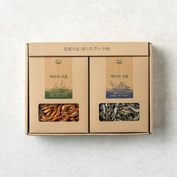 청해거상 건어물 선물세트 2종혼합(홍새우/멸치)