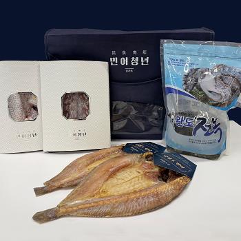 민어청년 바다보물 4미 민어선물세트