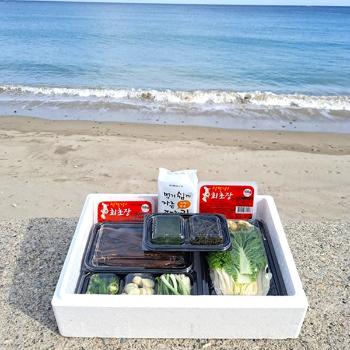 미남밥상 포항 구룡포 과메기20미(40쪽)+야채세트