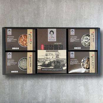 안옥남 진도 프리미엄세트02호(홍새우/곱창돌김/중멸치/참멸치/표고버섯)
