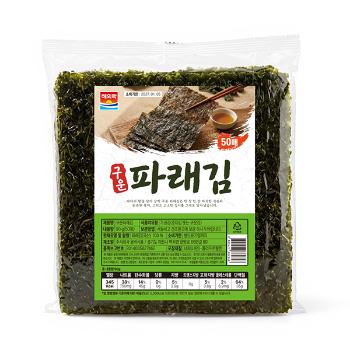 해동찬가 양념에 찍어먹으면 맛있는 구운 파래김50매