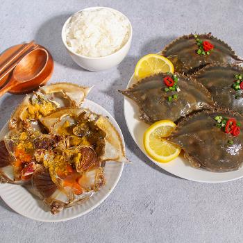 풀잎푸드 연평도 몽당 암꽃게 간장게장3미(2kg내외)