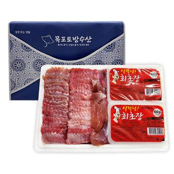 목포토방 국내산 대청도 홍어500g선물세트(약한숙성)