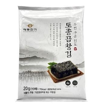 해동찬가 두번 구운 진도 토종 곱창김10매x20봉(200매)