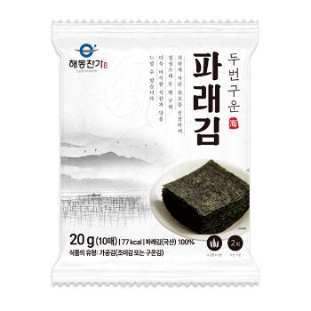 해동찬가 두번 구운 파래김10매x20봉(200매)