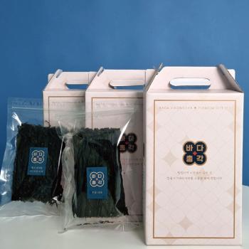 바다총각 기장미역 2종 선물세트(답례품/선물용)전통미역60g/부드러운미역50g