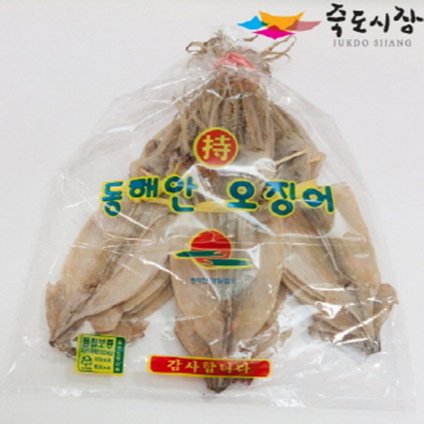 죽도시장 동해안 오징어(건조 오징어)20미(1.5kg)