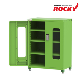 [록키] 디지털 도어락 캐비넷 RCS-DCC3RL (3단/공구 보관함/900*530*H1225mm/록희)