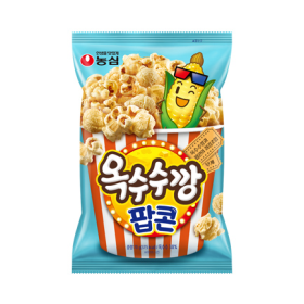 [농심] 과자/간식 옥수수깡 팝콘 (70g, 16개)