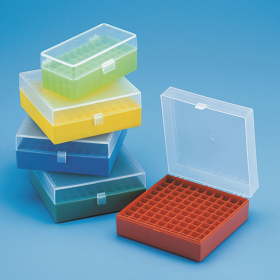 [Tarsons] PP 냉동 보관 박스 (81홀, random Color, 20개/BOX, T212060-A)