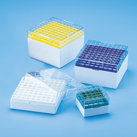 [Tarsons] PC 냉동 저장 박스 (1-2ml, PC 25홀, White, 48개/BOX, T524000-W)