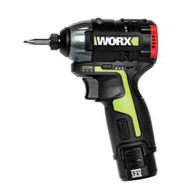 [웍스] 12V 충전 임팩트 드라이버 브러쉬리스 WU132 (풀세트/2.0Ah 2개+충전기+케이스)