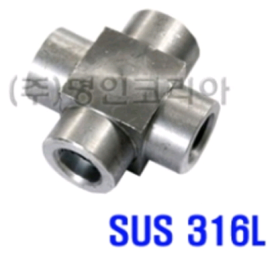 뉴코리아테크 [뉴코리아테크] 단조 크로스티 (F316L/나사형/10A/15mm, 1개)