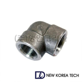 시중품 [뉴코리아테크] 단조 엘보 A105 나사형 25A 1" 33.9mm 90°