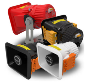 메닉스 [메닉스] 혼 스피커 경보기 (MSP-T Series) (적색/싸이렌 3채널/DC 24V/110x88x115mm, 1개)