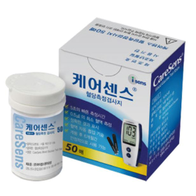 [오늘출발] [아이센스] 혈당측정검사지 케어센스 (50매, 혈당스트립/시험지)