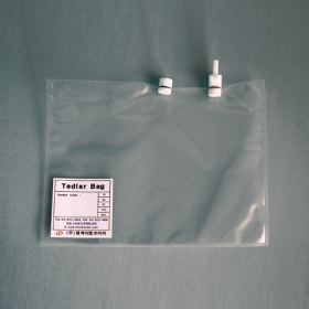 RAYHOPE [Rayhope] 테드라 가스 샘플링 백 (3L, Septum&Stopcock, W250×D300mm, 10장/PACK, TD-SC03)