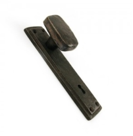 [철물박사] 주물 사각판 가구 손잡이 H236 40×147mm