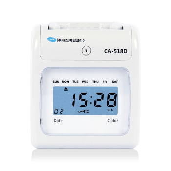 로드메일코리아 출퇴근기록기 CA-518D 화이트(카드100매)