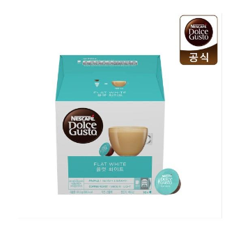 네슬레 돌체구스토 플렛 화이트 187.2g(11.7gx16ea)/3case