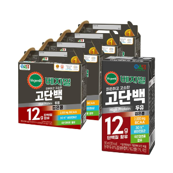 베지밀 고단백두유 검은콩 190mlx64팩/pac