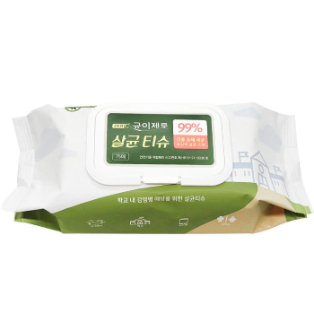 균이제로 99% 살균티슈 75매(캡형)x3개묶음