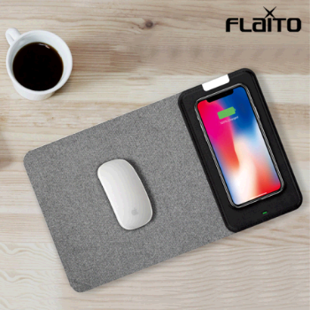 플라이토 H15M 고속충전 마우스패드(S) 그레이