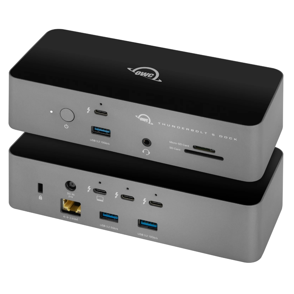 OWC OWC 썬더볼트 5 DOCK 도킹스테이션 11 in 1 USB허브 2.5G 기가랜 디스플레이 8K PD